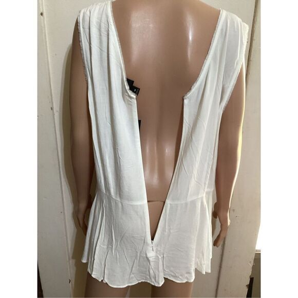 Worthington Women’s V Neck Peplum Top 18 - Picture 4 of 5